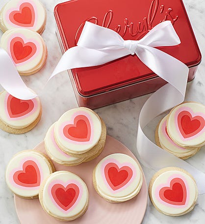 Limited Edition Valentine Cookie Gift Tin